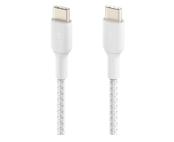 Belkin 2 Kable w oplocie USB-C na USB-C 60W, 2 m, białe - 1330467 - zdjęcie 2